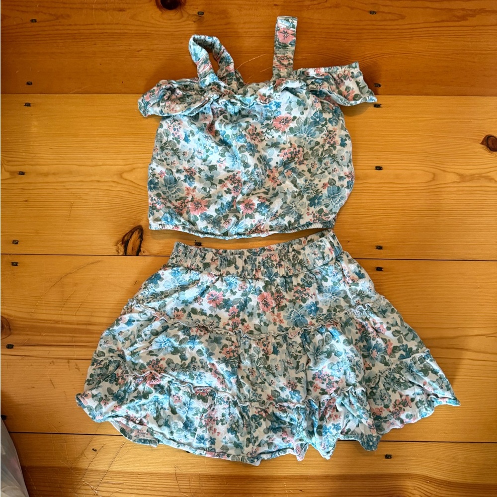 Abercrombie Kids Floral Print Skirt